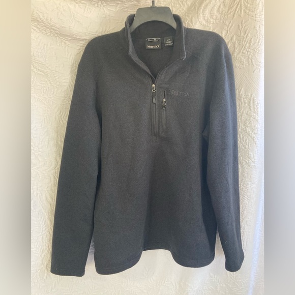 Marmot Other - Marmot Pullover Sweater Fleece Dark Gray/Charcoal  1/4 Zip, Size Large